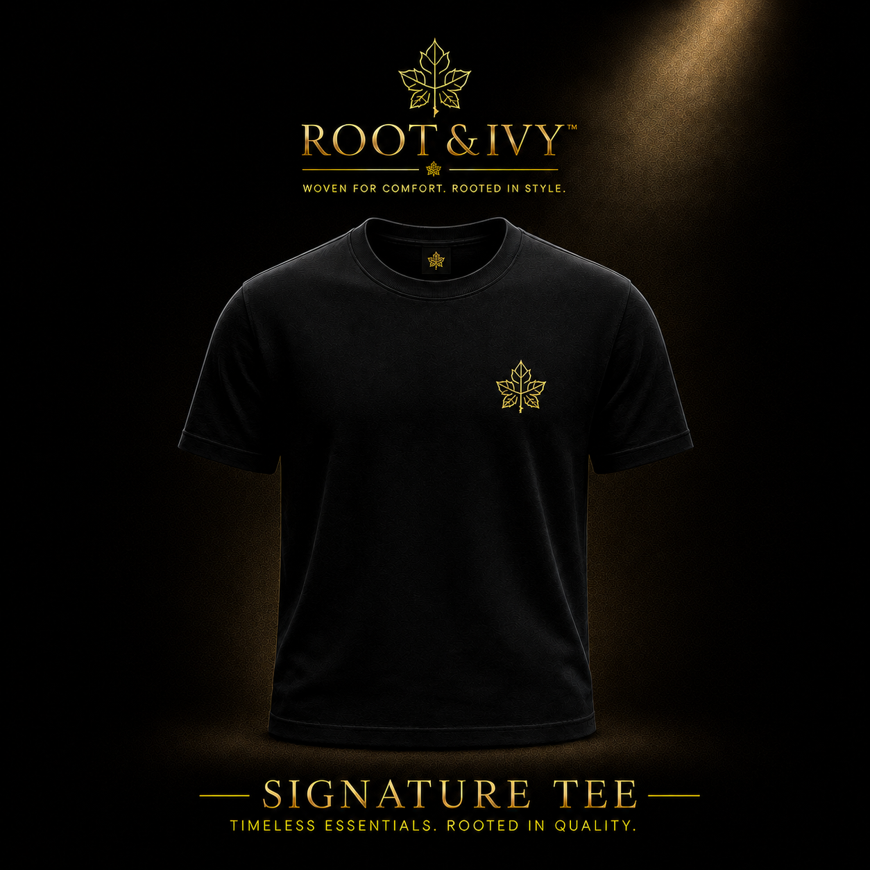 Signature Tee Black