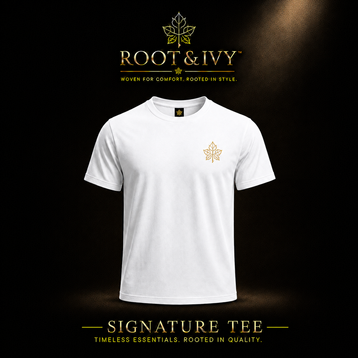 Signature Tee White