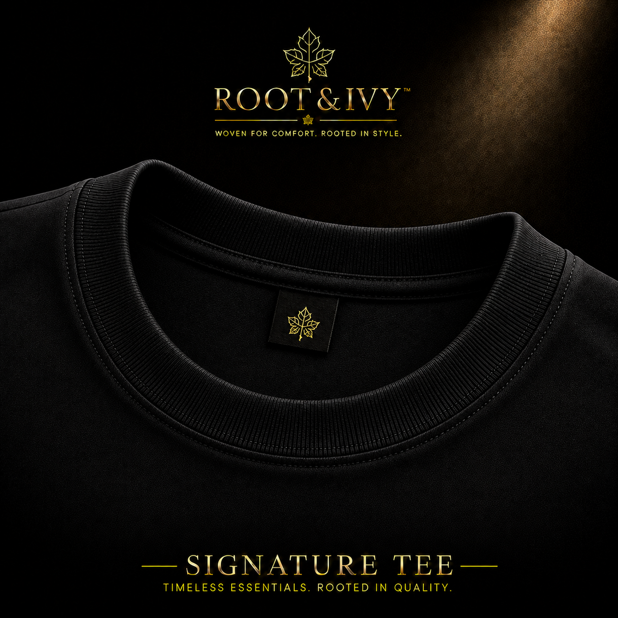 Signature Tee Black